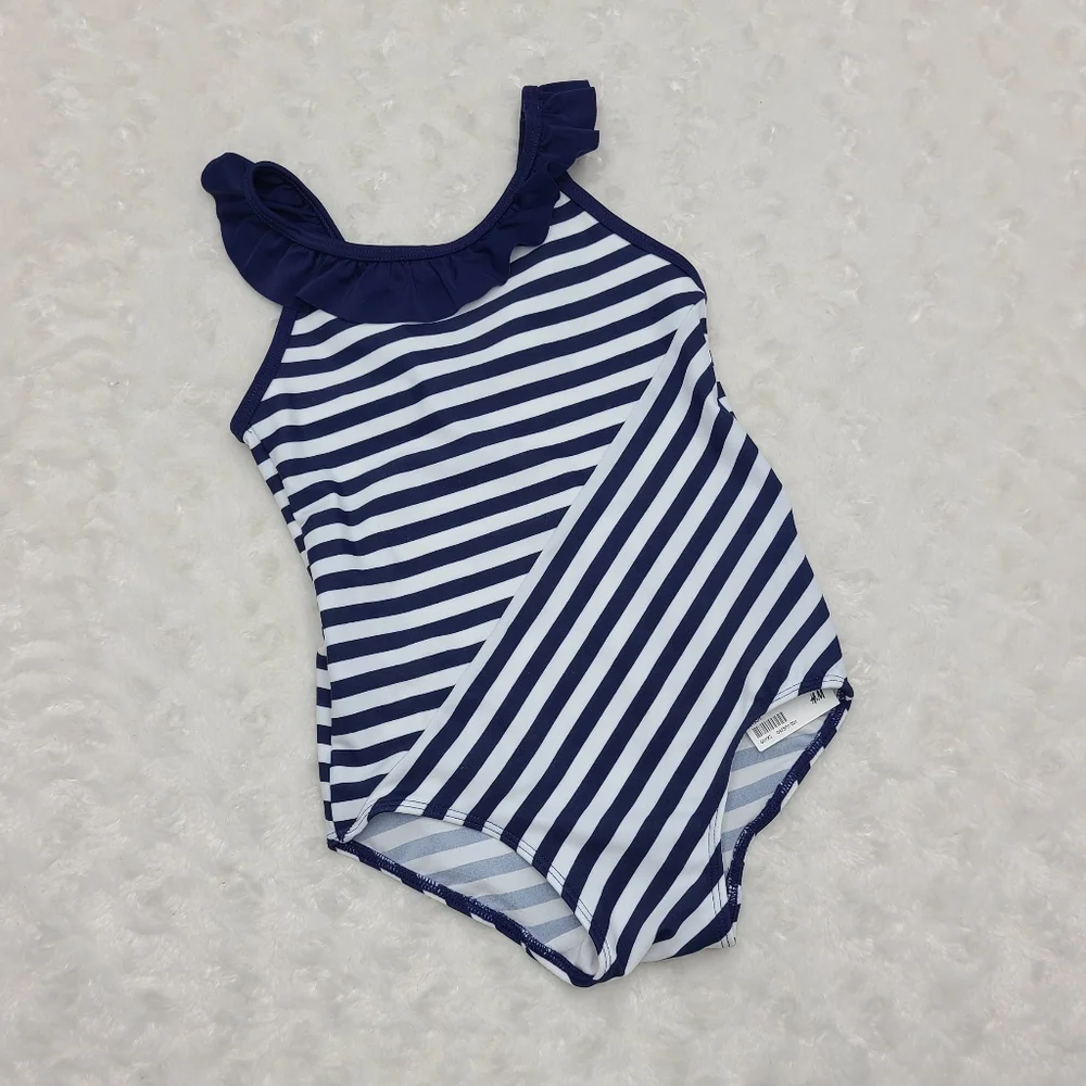 NEW H&M girls' swimsuit and hat size 18 months